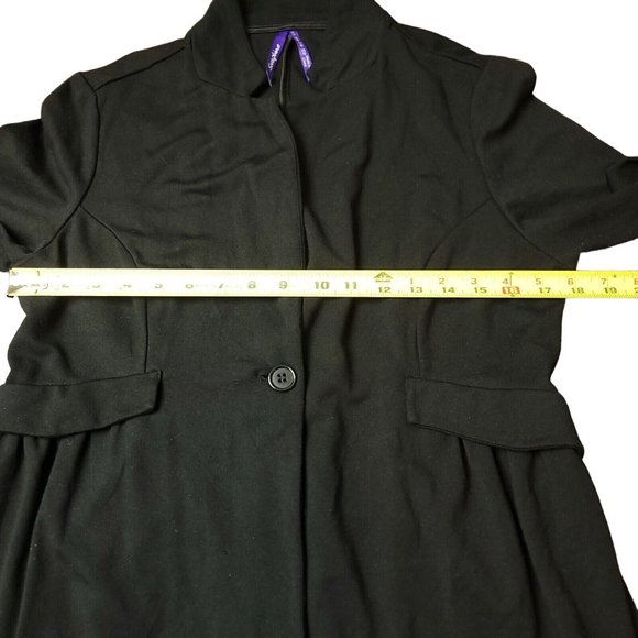 Seraphine Womens 10 Blazer Tailored Maternity Jacket Black Professional - ISSUE - Picture 10 of 14